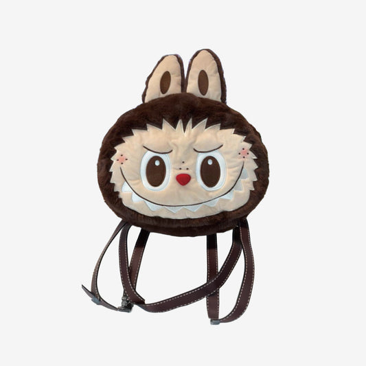 Mochila LABUBU Big Head Marrom