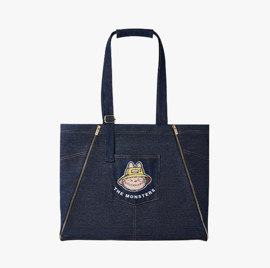 THE MONSTERS FALL IN WILD SERIES-Denim Apron Bag